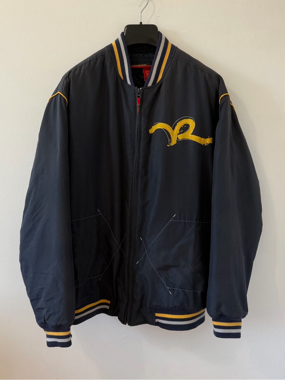Vintage Y2K Rocawear Nylon Varsity Bomber Jacket Size XL